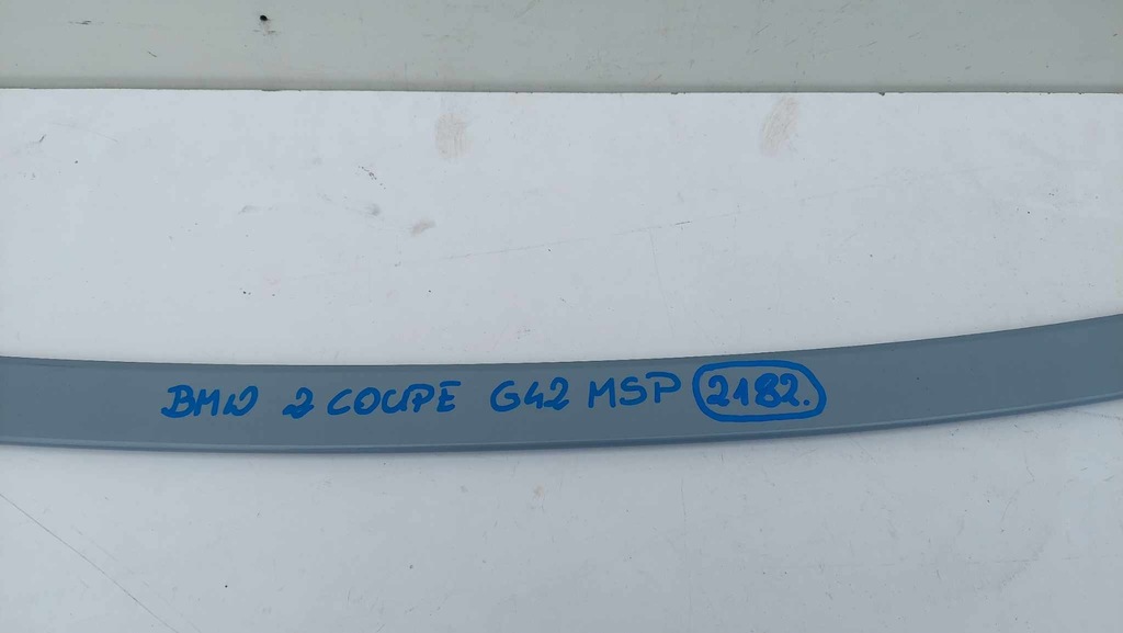 фото №6, Bmw 2 g42 gran coupe msp mp молдинг спойлер спойлер кришки задня 2182