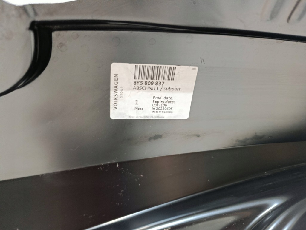 фото №9, Крила лівий задня задній audi a3 8y5 sedan 20-23 8y5809837