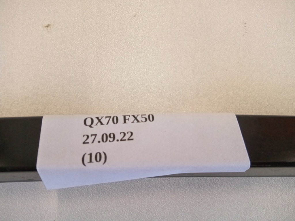 фото №5, Напрямна скло двері infiniti qx70 fx30d fx35 37