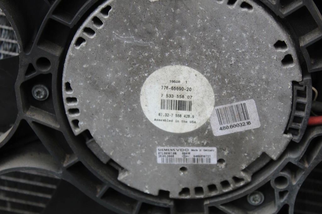 фото №8, Pas передний усилитель вентилятор bmw x5 e70 4.8 n62