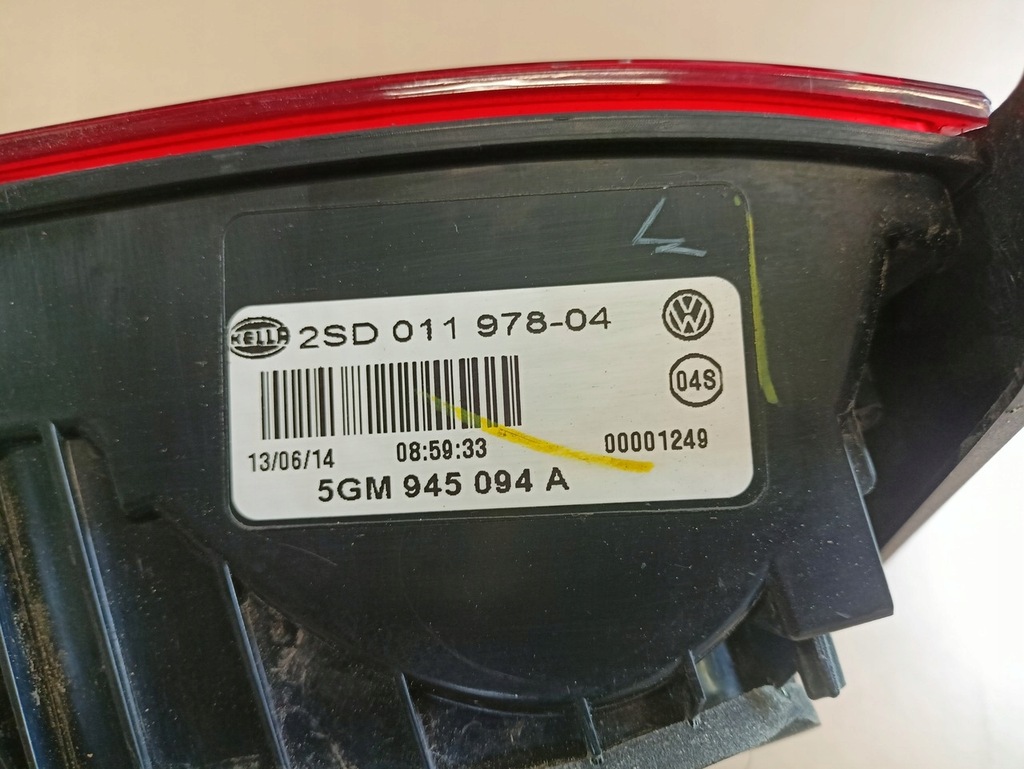 фото №9, Vw golf vii лампа задняя правая usa