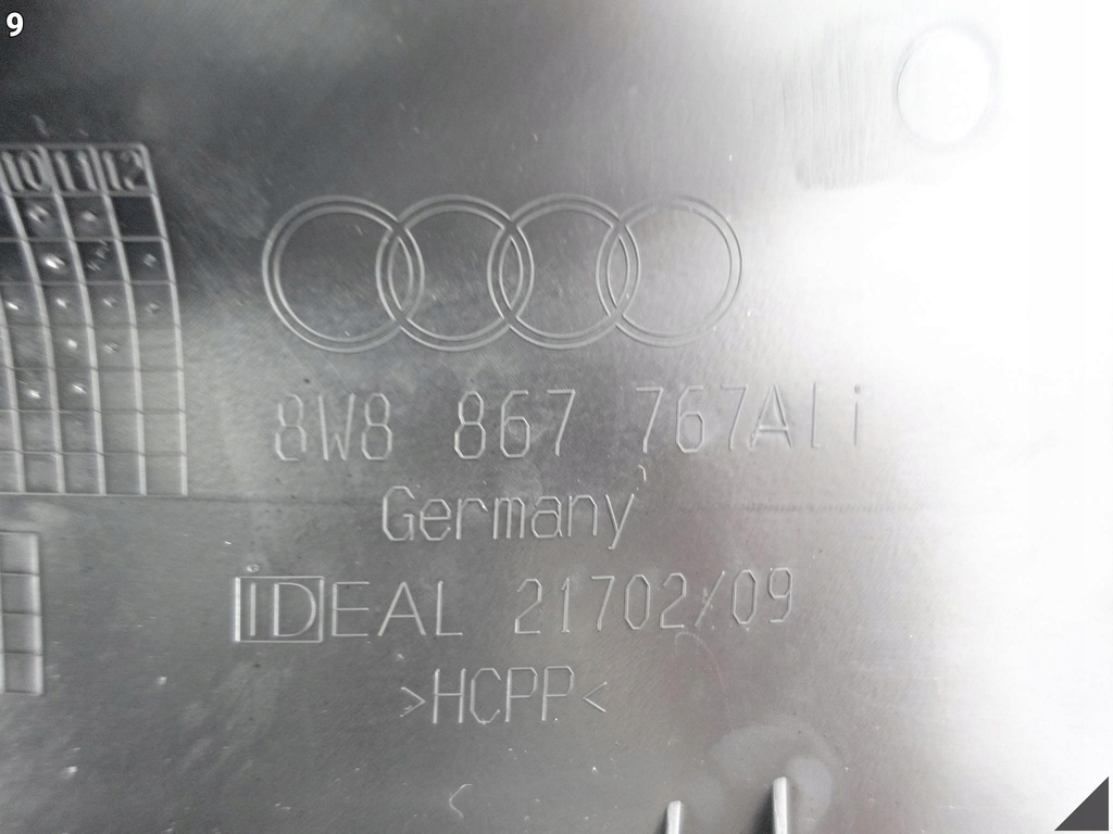 фото №10, Audi a5 s5 rs5 8w8 f5 b9 sportback 16- молдинг защита обшивка блок двигателя c 4pk