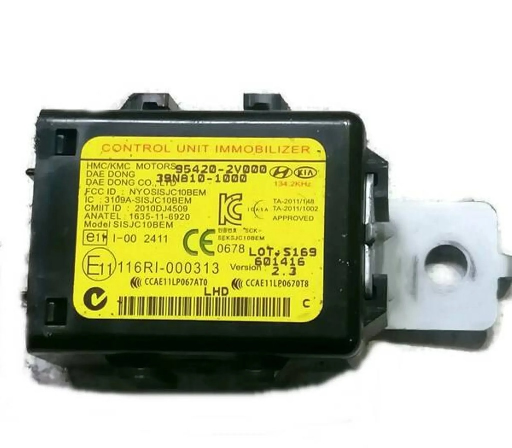 фото №1, Kia rio iii - модуль иммобилайзер 954202v000