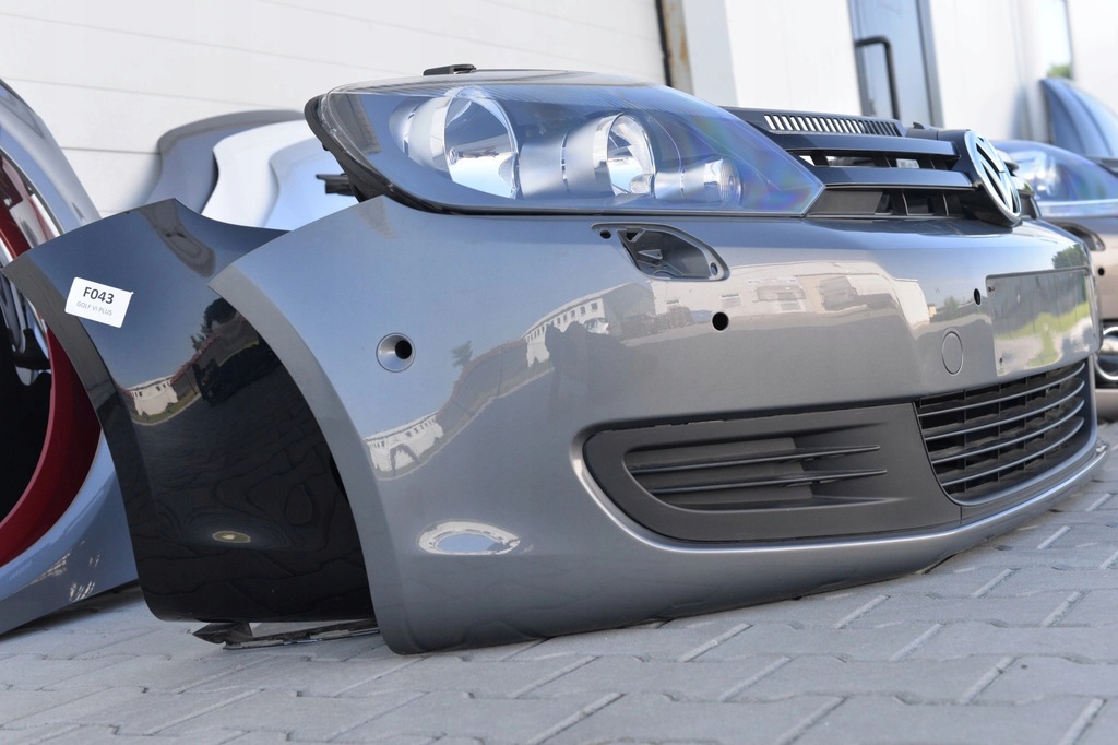 фото №10, Капот бампер решётка радиатора крыло лампа h7 ксенон pas балка vw golf vi 6 plus