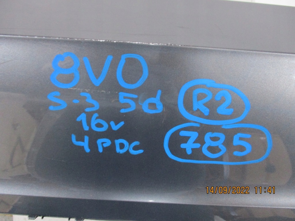 фото №11, Бампер audi a3 8v0 s3 5d 4 x pdc задняя задний