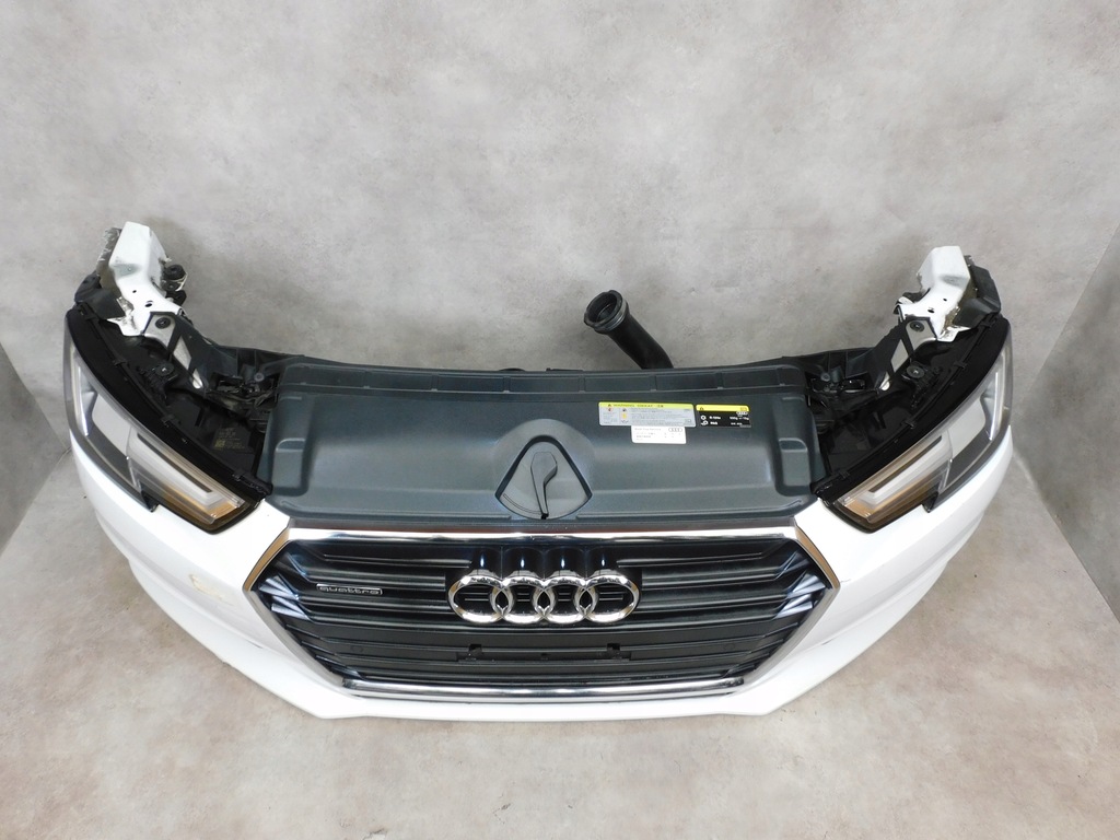 фото №14, Audi a4 b9 8w kompletny перед бампер лампы капот pas демонтаж