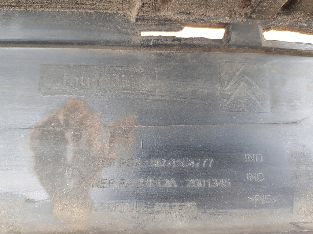 фото №13, Citroen c4 picasso 06- накладка молдинг бампера задняя 4xpdc 9654504777