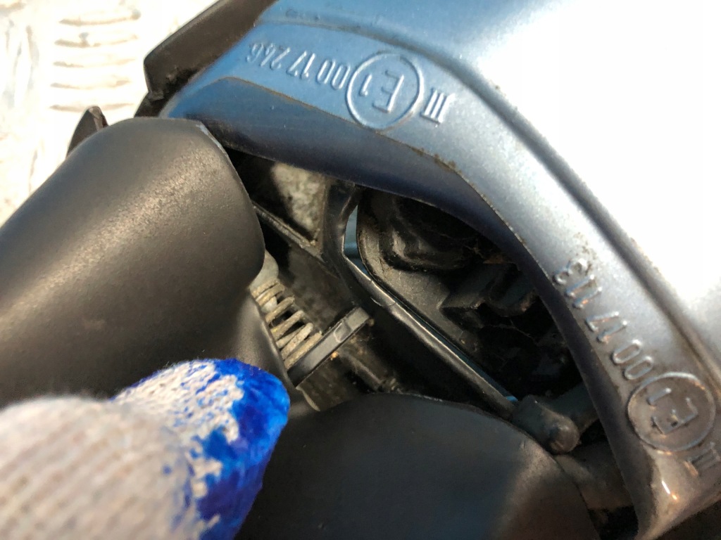 фото №9, Mercedes w126 coupe sec 500 ліва дзеркало повний 5 pin 1268108116