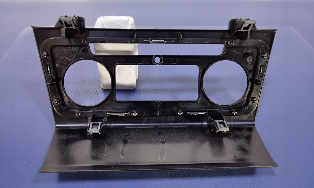 фото №6, Skoda superb ii lift рамка панель кондиционер 3t0863152d