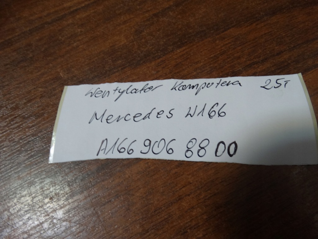 фото №4, Idealny вентилятор комп'ютер mercedes w166 1