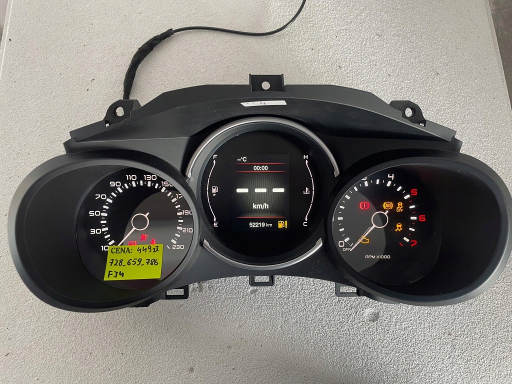 фото №1, Счетчик приборы fiat 500l a2c185644300