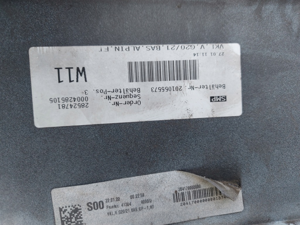 фото №12, Bmw 3 g20 g21 basis 18-22 бампер передній перед