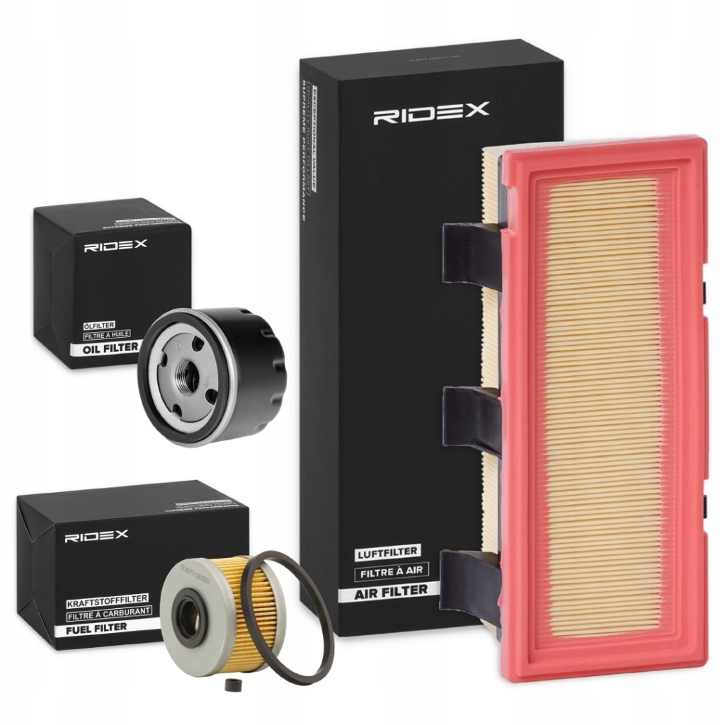 Купити Набір фільтрів ridex 4055f8951 до renault clio 2 bb0/1/2, cb0/1/2 kangoo