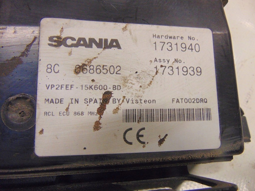 фото №3, Scania r420 r 08r блок управления замка 1731940 1731939