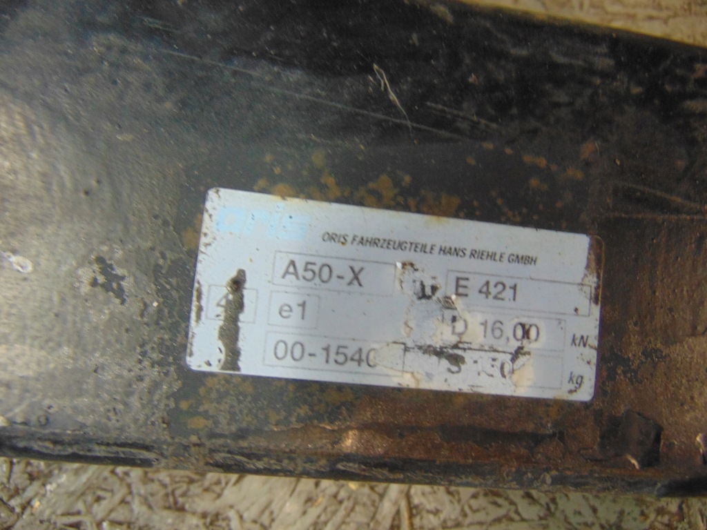 фото №9, Hak буксировочный oris vw crafter sprinter a9063100595