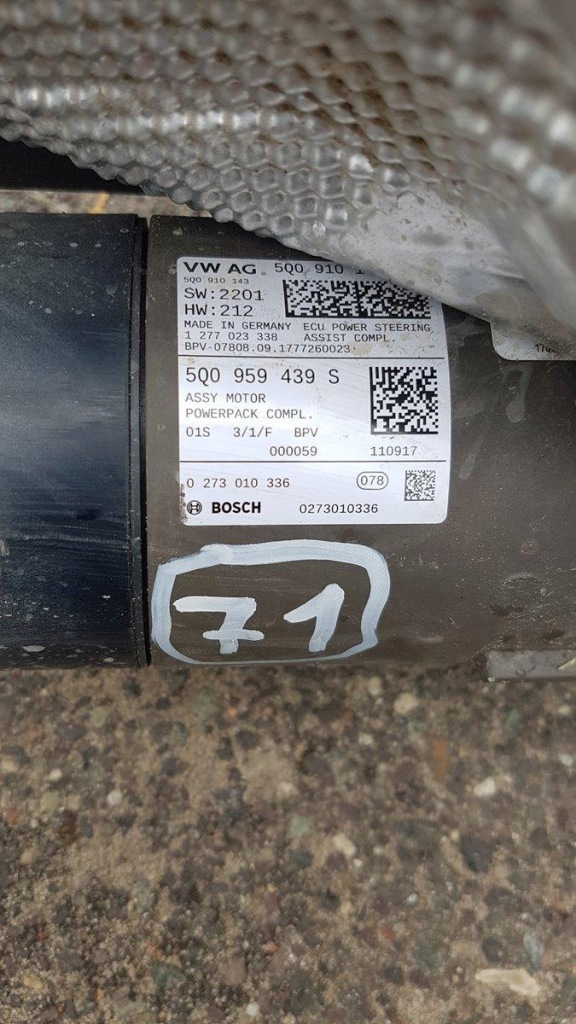 фото №5, Рейка рульова трансмісія vw passat b8 5q1423050aj eu