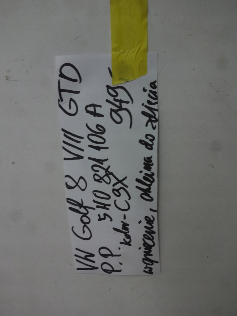 фото №9, Крыло перед правый vw golf viii 8 gtd 5h0 5h0821106a цвет- c9x