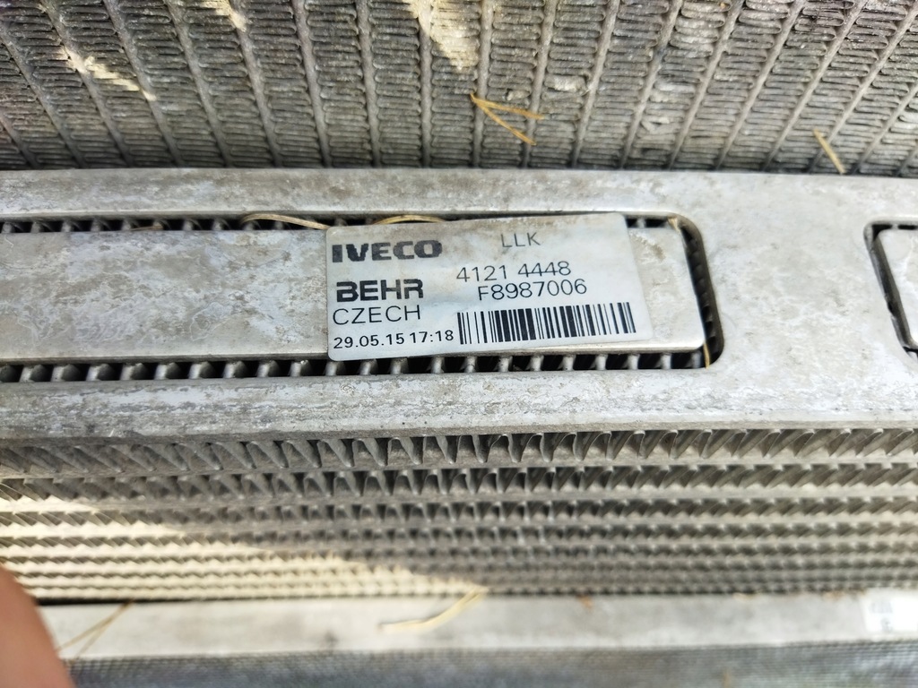 фото №4, Комплект радиатор iveco stralis euro 6 2015 r