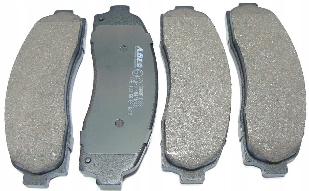 фото №1, Abe c1y039abe набір гальмівних колодок гальмівних, гальма дискові