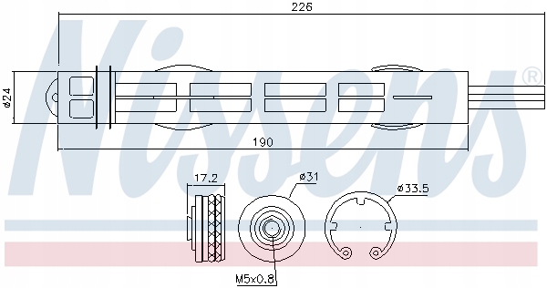 фото №7, Nissens 95488 осушувач, кондиціонер