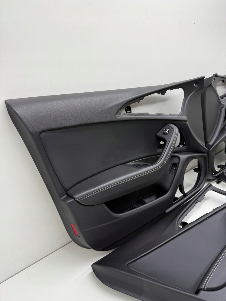 фото №6, Audi a6 s6 c7 обшивка обшивки двері шкіра білий nić комплект europa ambiente