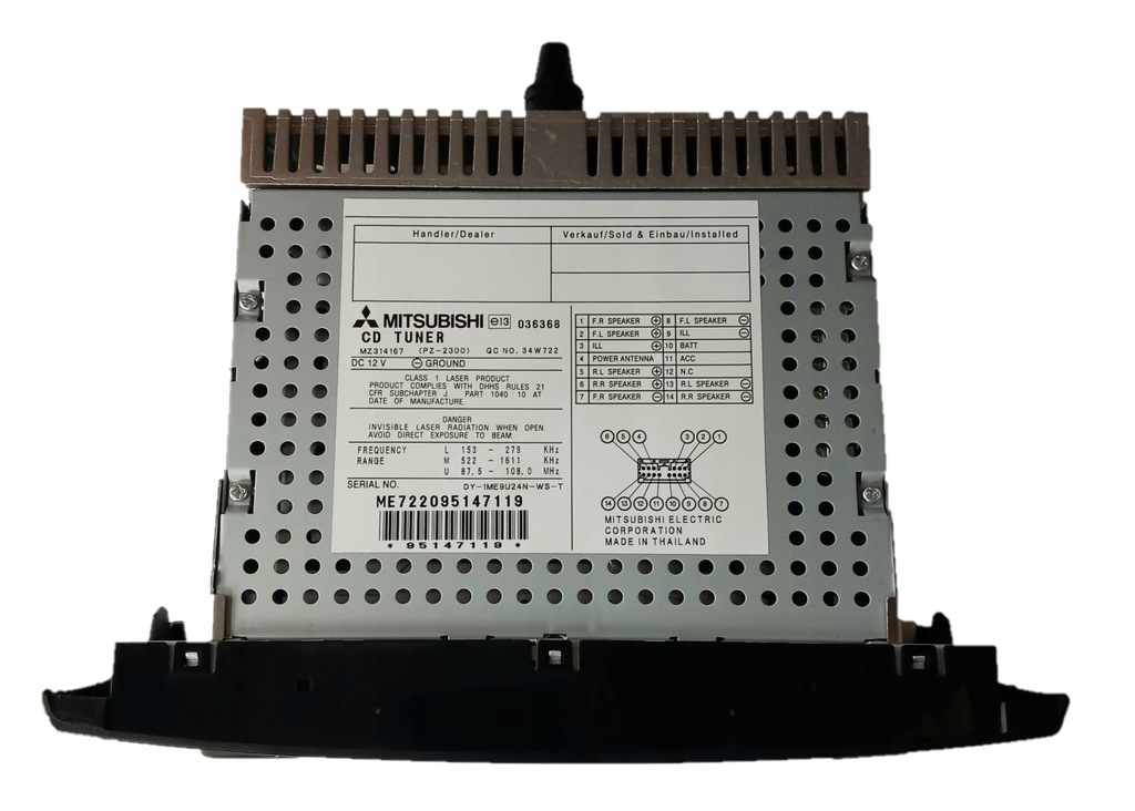 фото №1, Радио cd mitsubishi colt vi 2004-2012