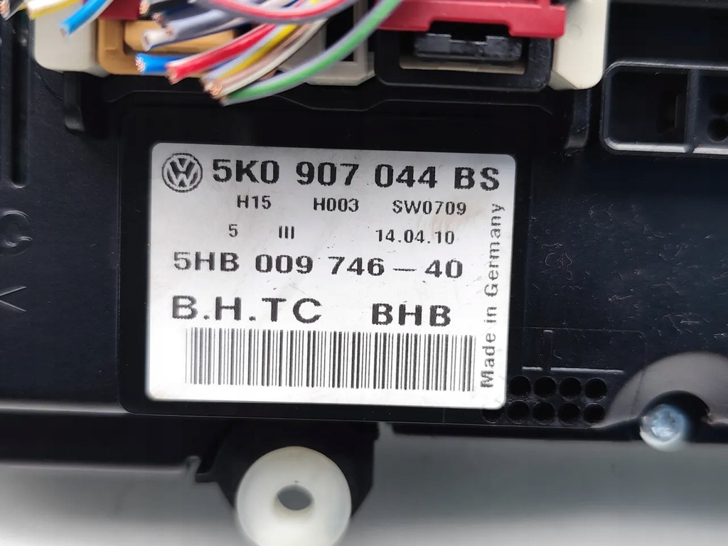 фото №7, Vw passat cc панель кондиционера 2.0 tdi дизель 103kw 140 hp 5k0907044bs