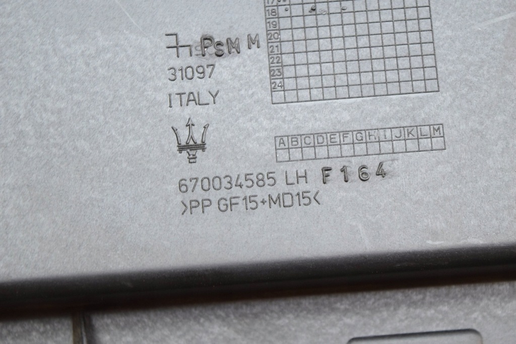 фото №7, Левая обивка багажника maserati levante suv m161 670034585 3.0l