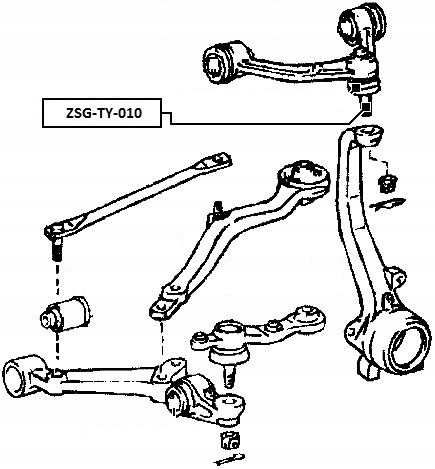 фото №2, Nty zsg-ty-010 шарнір кріпильний / напрямна