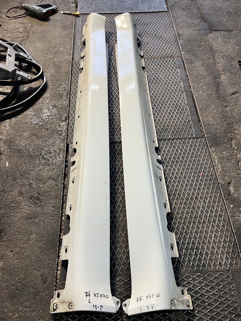 фото №1, 74 bmw x5 e70 молдинг поріг поріг m-pakiet ліва alpinweiss