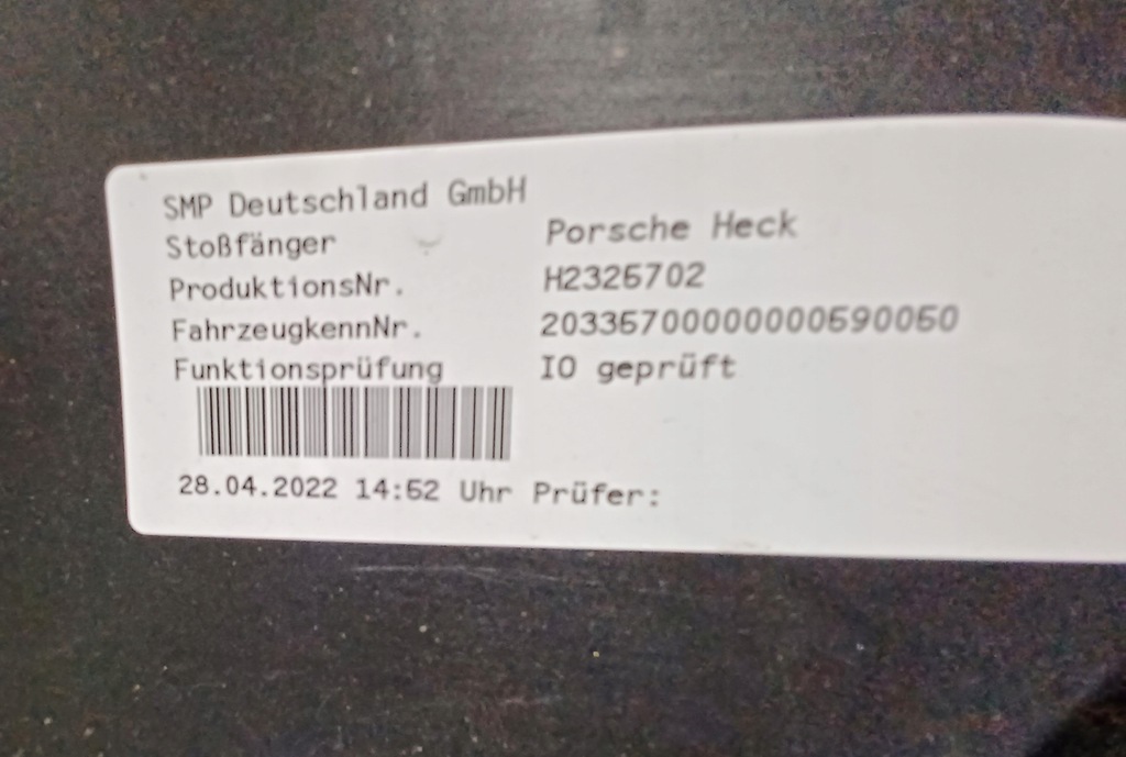 фото №9, Бампер задний porsche 911 992 4s bardzo хороший