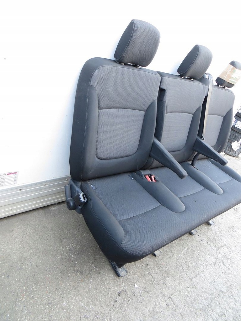 фото №2, Trafic vivaro iii заднє сидіння лавка ii ряд 14-