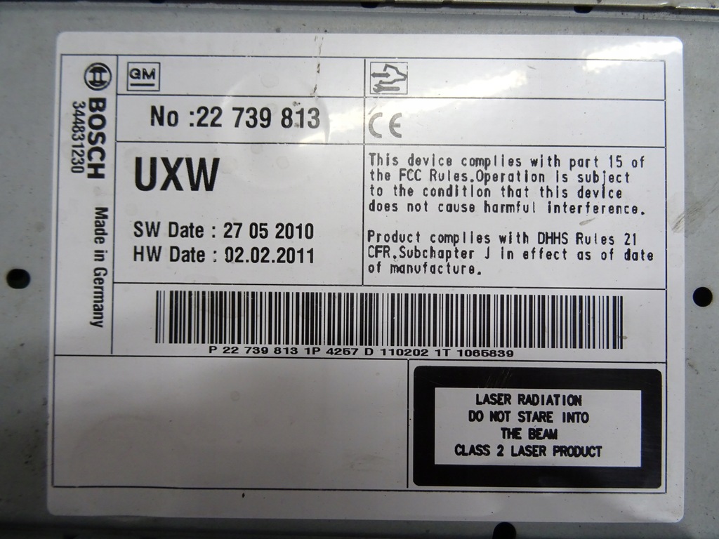 фото №3, Opel insignia a радіо радіопрогравач