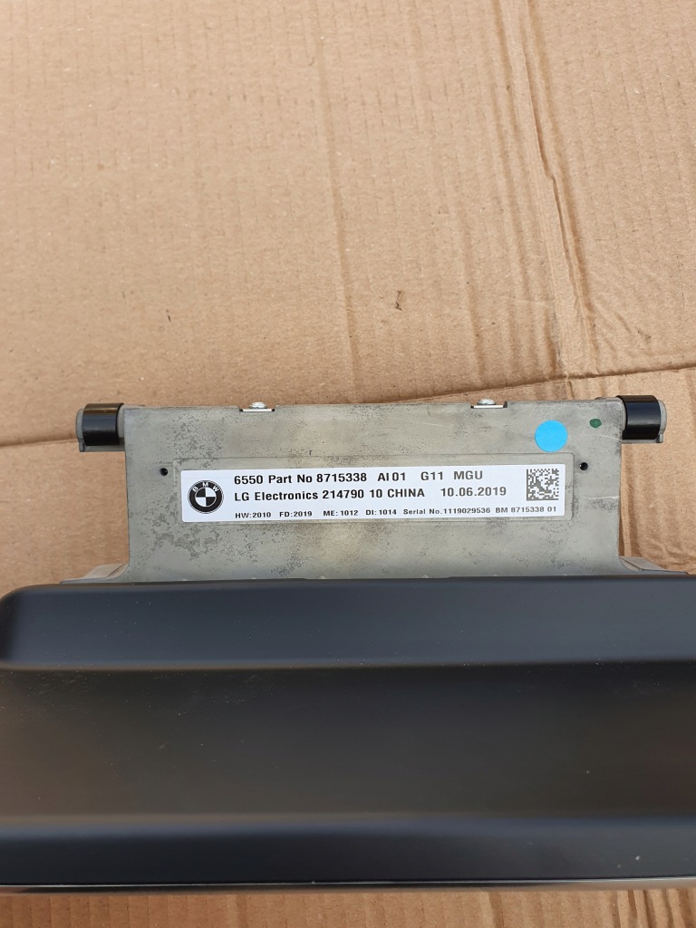 фото №7, Екран дисплей навігації navi радіо монітор bmw 7 g11 g12 8715338