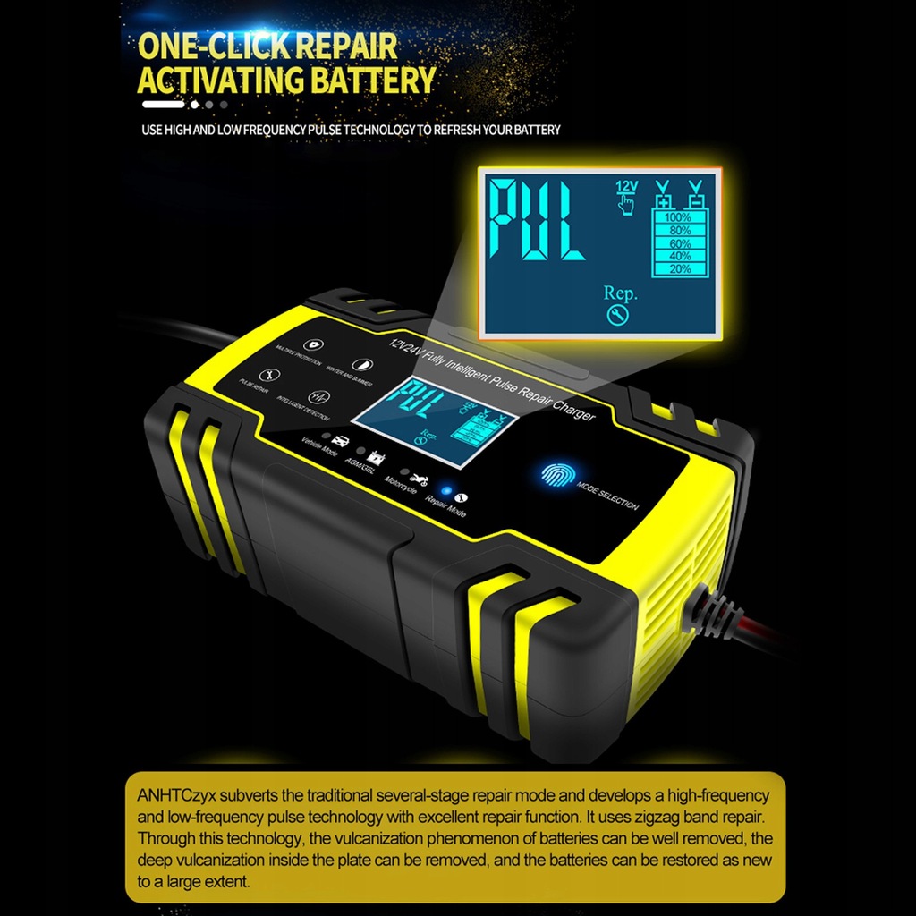 фото №10, Inteligentna зарядний пристрій 12 v / 24 v автоматична