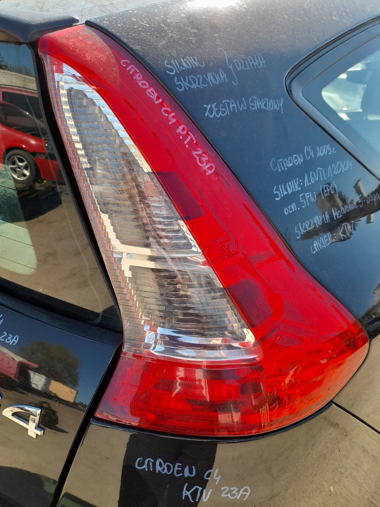 фото №12, Citroen c4 i lift лампа правый задняя правая задняя