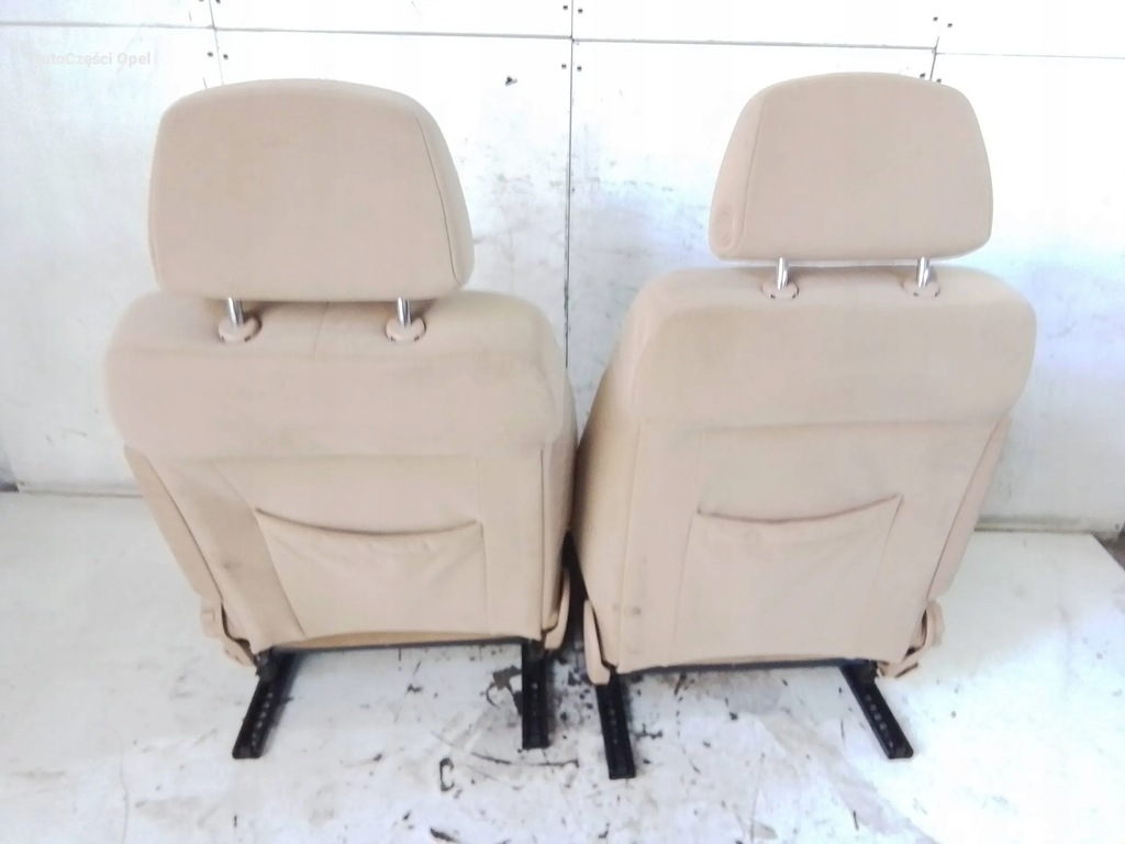 фото №6, Opel astra h комплект сидений сиденье водителя пассажира заднее сиденье beż europ
