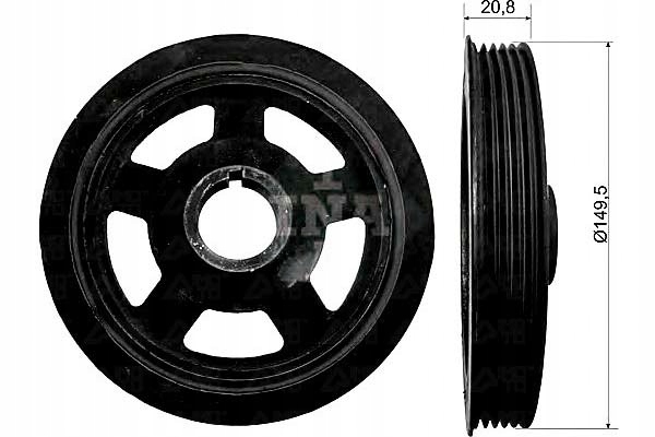 фото №1, Ina шків колінчастого вала hyundai accent iii 1.5 crdi g