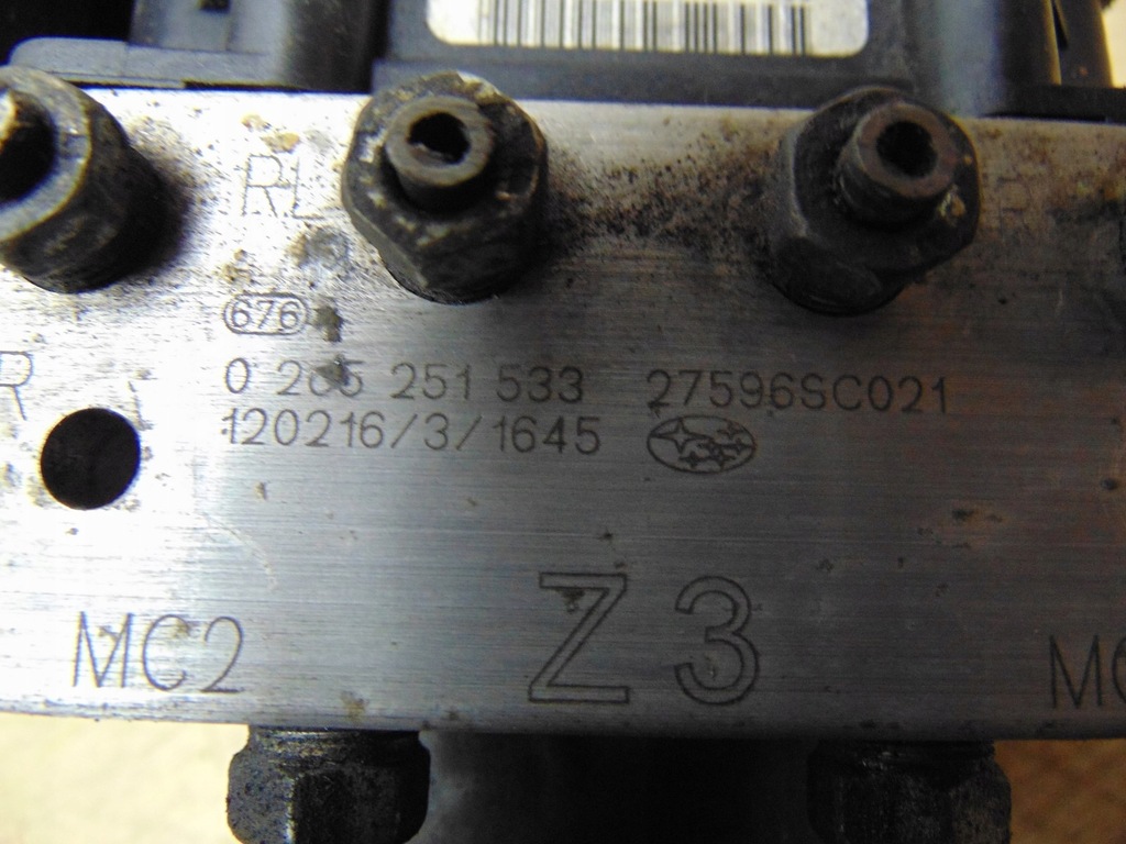 фото №10, Насос abs subaru forester iii 2.0 0265251533