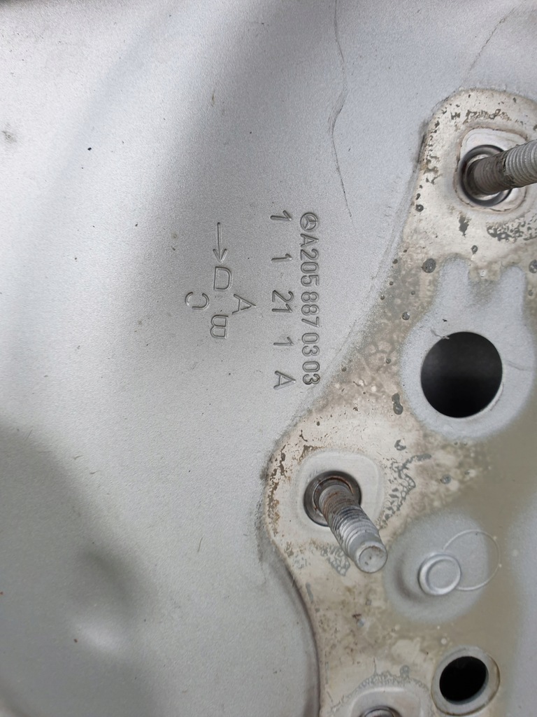 фото №15, Mercedes c-klasa w205 205 капот передняя графитовая