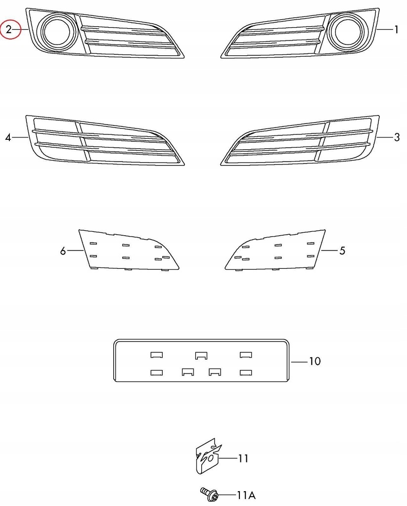 фото №8, Нижняя решётка do audi a8 s8 quattro 2010 2013 оригинальный 4h0807680f3fz