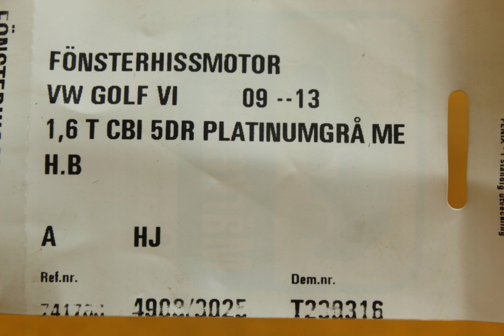 фото №14, Моторчик блок управления стекло правый задняя vw golf vi audi 973622 107 1k0959704ag