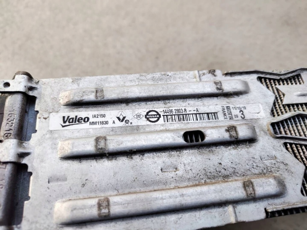 Радиатор воздуха интеркулер 144962803r nissan qashqai j11 1.3 Недорого