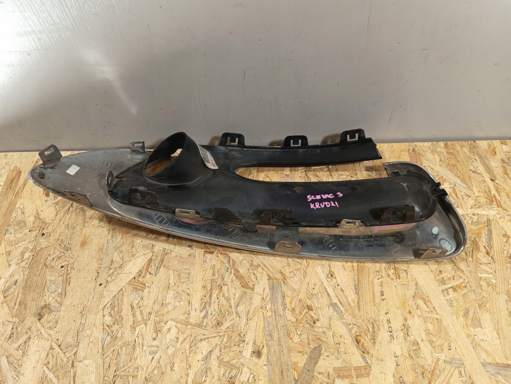 Решітка бампера ліва протитуманна фара led хром renault scenic 3 рестайлінг  623845685r Київ