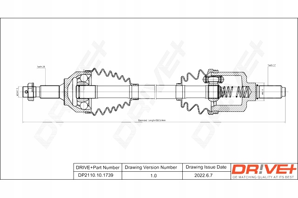 Приводной вал приводная citroen c5 09- l drive+ Цена