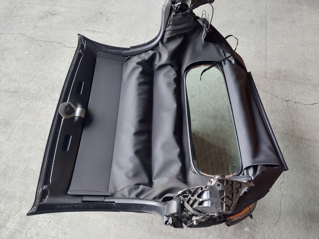 Крыша мягкий kompletny стекло кабриолет  granatowy porsche boxster s 987 с Разборки