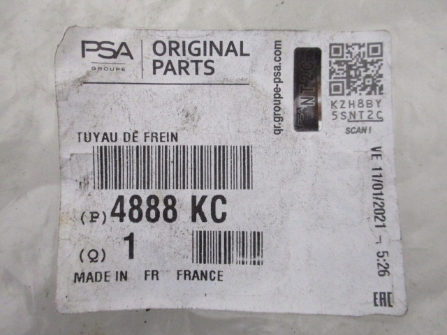 фото №6, C4 cactus шланг гальмівний новий 4888kc