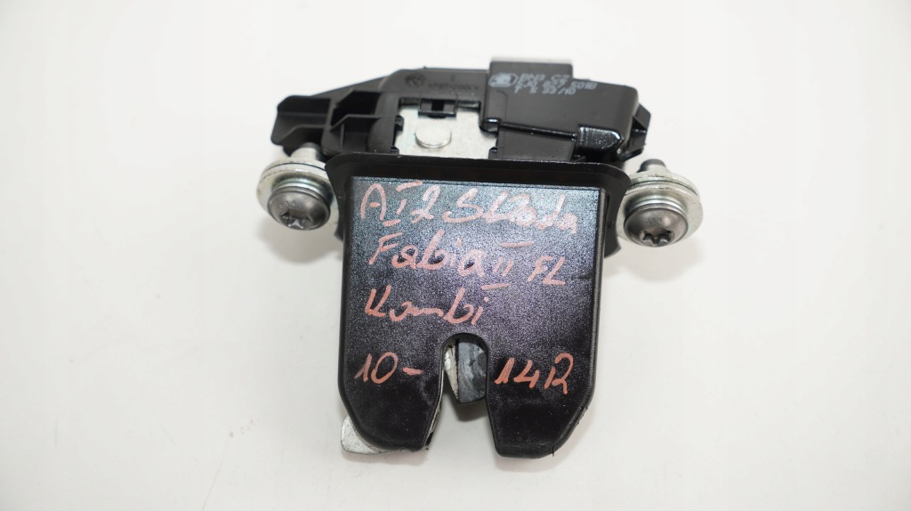 фото №1, Замок крышки задняя багажника skoda fabia ii 2 kombi 10-14r