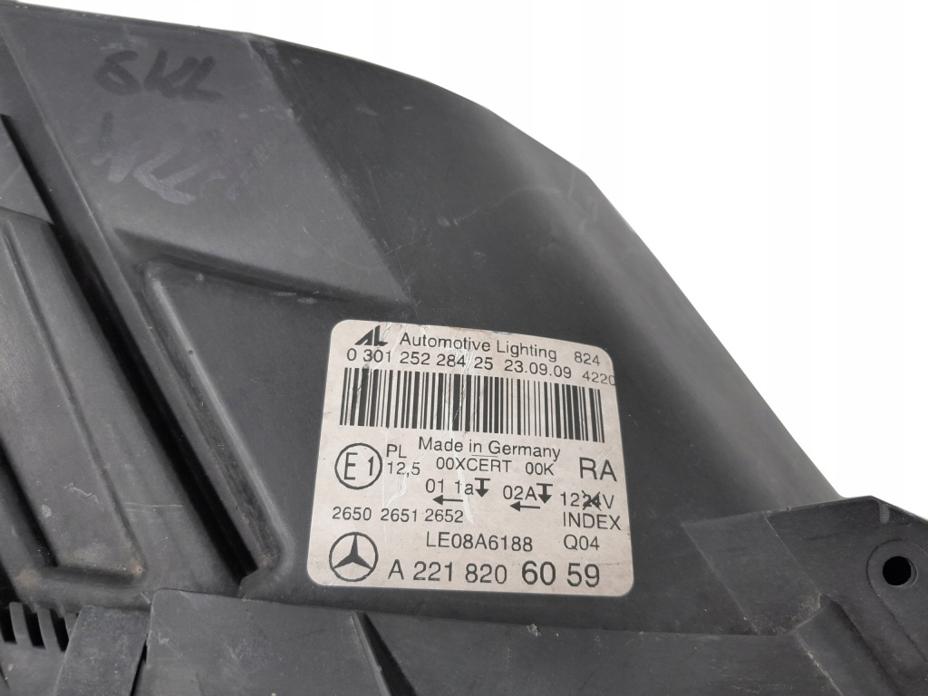 фото №5, Фара правый mercedes w221 lift ночь vision