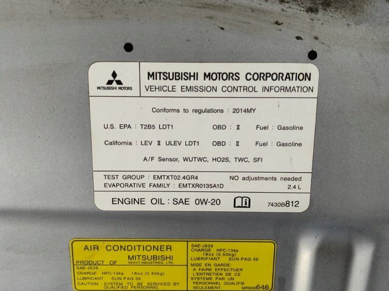 фото №12, Капот mitsubishi outlander iii gf 12-